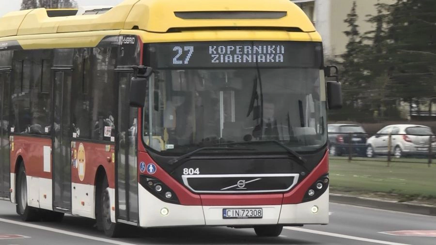 Autobus komunikacji miejskiej MPK w Inowrocławiu